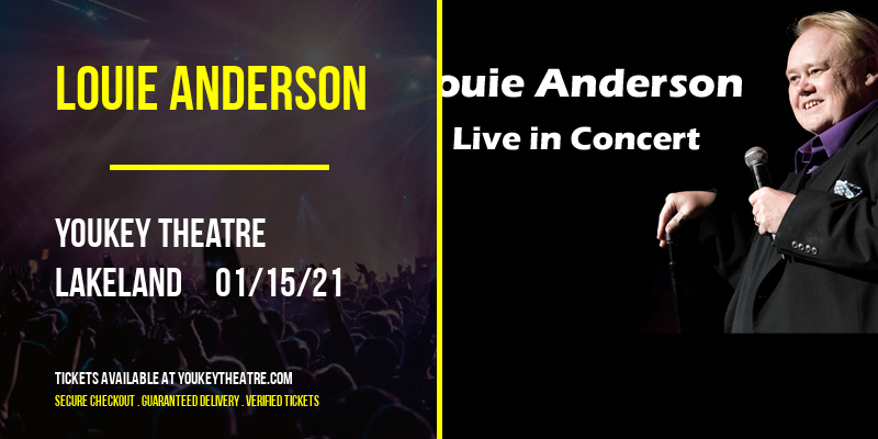 Louie Anderson at Youkey Theatre tickets Louie Anderson at Youkey Theatre