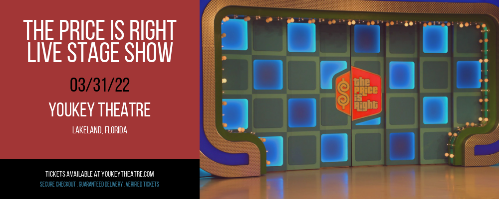 The Price Is Right - Live Stage Show at Youkey Theatre tickets The Price Is Right - Live Stage Show at Youkey Theatre