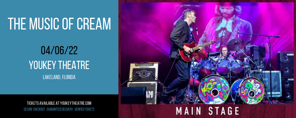 The Music of Cream at Youkey Theatre tickets The Music of Cream at Youkey Theatre