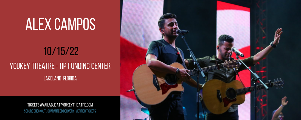 Alex Campos at Youkey Theatre tickets Alex Campos at Youkey Theatre