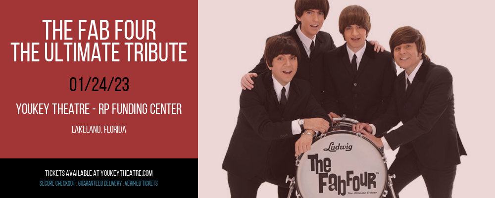 The Fab Four - The Ultimate Tribute at Youkey Theatre tickets The Fab Four - The Ultimate Tribute at Youkey Theatre