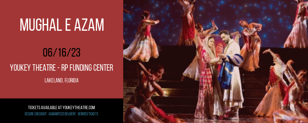 Mughal E Azam at Youkey Theatre tickets Mughal E Azam at Youkey Theatre
